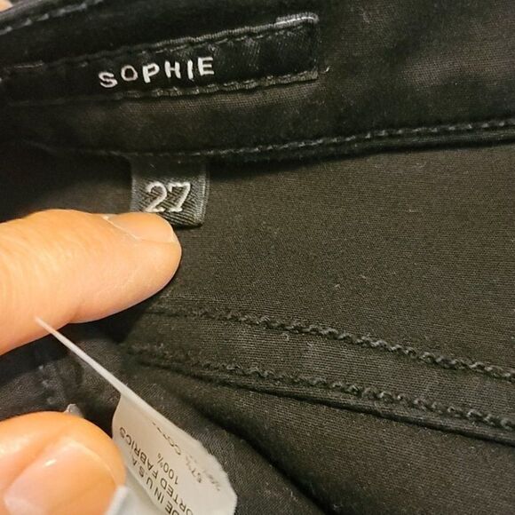 AGOLDE Sophie black high waist skinny jeans 27 - Picture 9 of 11